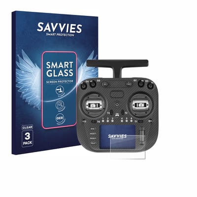 3 Stuks Savvies Screenprotector - geschikt voor Radiomaster TX15 Max - beschermfolie glas transparant