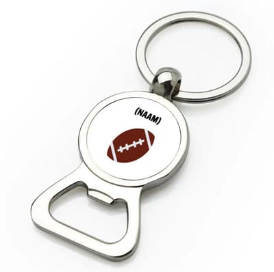 Akyol - rugbybal met eigen naam flesopener - Rugby - mensen die houden van rugby - gepersonaliseerde - sport - rugby liefhebbers - verjaardagscadeau - kado - gift - geschenk - verrassing - 9 bij 3 cm