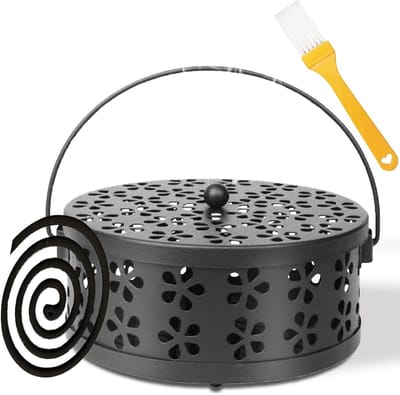 Elegante Metalen Incense Stick Houder voor Kamers, Tuinen en Buitenevenementen - Retro en Draagbaar, Ideaal voor Muggenbestrijding en Aromatherapie