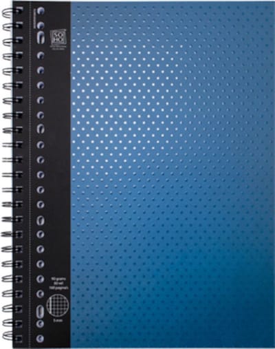 Soho Schrift College Ruiten 10 Mm 23-rings A4 Blauw