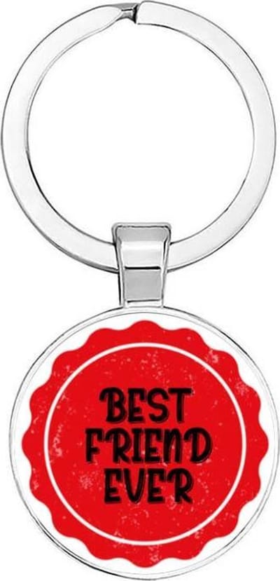 Akyol - best friend Sleutelhanger - Vriend - de beste vriend/ vriendin - vriendschap - vriend - friends - 2,5 x 2,5 CM