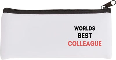 Akyol - worlds best colleague Etui - Collega - de beste collega - werknemers - verjaardagscadeau - verjaardag - cadeau - afscheidscadeau - geschenk - leuke cadeau - kado - gift - 20 bij 9 cm