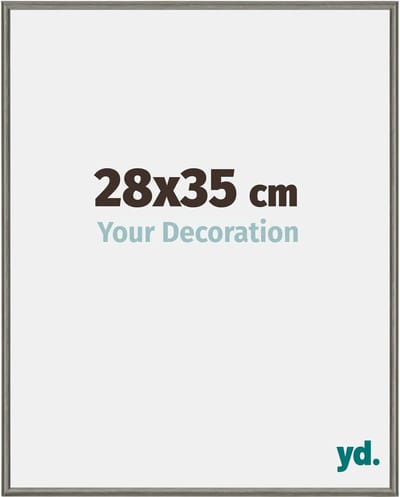 Your Decoration - Fotolijst 28x35 cm - Aluminium - Mercury Structuur - New York