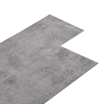 vidaXL - Zelfklevende - Vloerplank - Cement - Bruin - 4,46 - m² - 32 - st - PVC