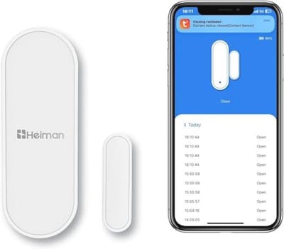 WiFi Deur- en Raamsensor met App Bediening - Draadloos Beveiligingssysteem voor Thuis, Schuur en Garage