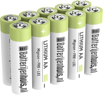 AA Lithium Batterijen 10x