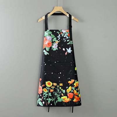 Tablier Imperméable et Résistant à l'Huile pour Femme, Lavable sans Repassage et Résistant à la Saleté pour Cuisine, Maison ou Travail
