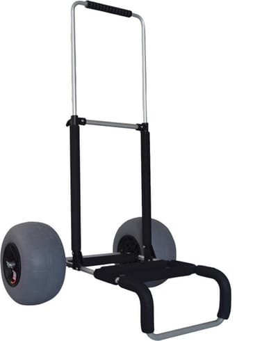 Alu SUP dolly - ballonwiel ideaal voor zand