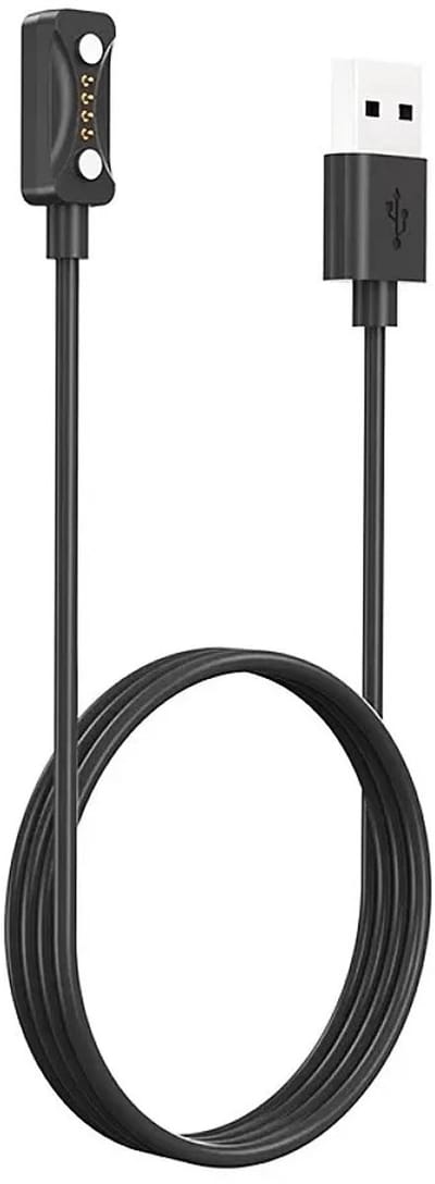DrPhone Magnetische Oplaadkabel USB Smartwatch – Compatibel met Polar Vantage V3 / V2 / Vantage M3 / Pacer Pro – 1 Meter – Zwart