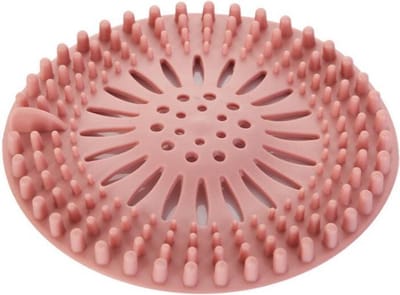 Silicone afvoerstop voor in de keuken en badkamer | Gootsteen zeef  | afvoerplug | doucheput | Anti-haar afvoer stop | anti verstopping | Ontstopper | Gootsteen zeef | roze |