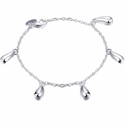 Armband -Jacky- zilver- 20 cm - Charme Bijoux