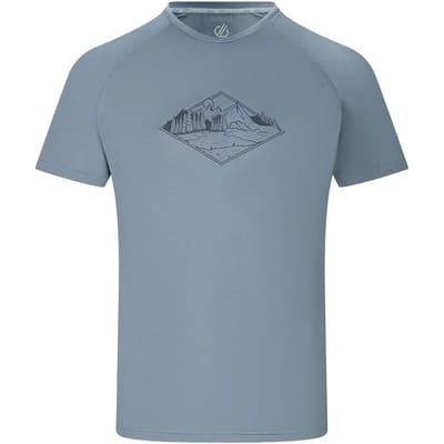 Dare2B Heren Tech II T-shirt met korte mouwen en grafische print