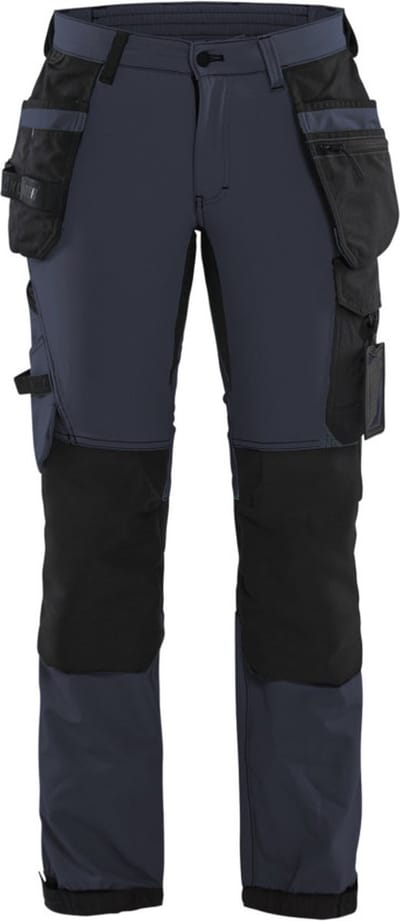 Blaklader Dames 4-weg stretch werkbroek 7192-1645 - Donker marineblauw/Zwart - D23