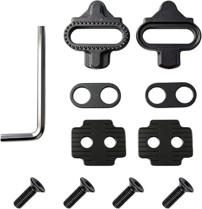 Antislip fiets cleats set voor Shimano SPD-SL pedalen, ideaal voor mountainbike en indoor fietsen, accessoires voor optimale grip en stabiliteit