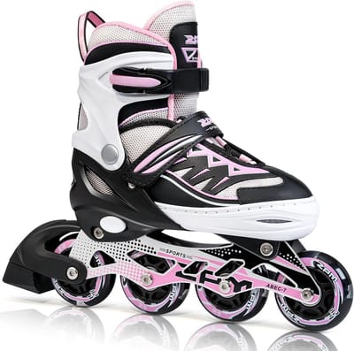 Verstelbare lichtgevende inline skates voor jongens en meisjes – ideaal voor beginners