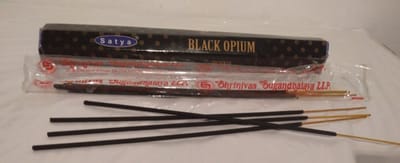 Satya Black Opium Wierookstokjes Wierook 3 pakjes 60 stuks