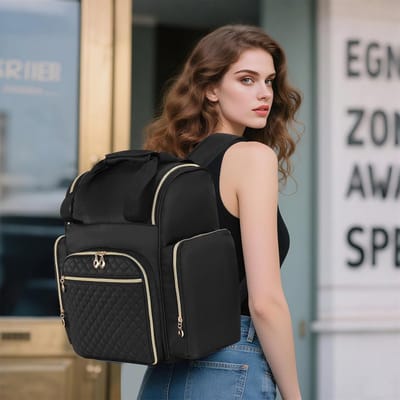 Nagellak Opberger - Cosmetica Tas - Manicure Benodigdheden - Grote Capaciteit - 84 Flessen - Zwart