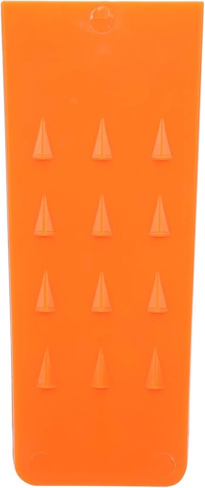 Velwiggen Houtbewerking - Kloofwig Splijtwig - Veilig Vellen Bomen - Vergroot Wrijving Patroon - 20 cm Lengte - Oranje