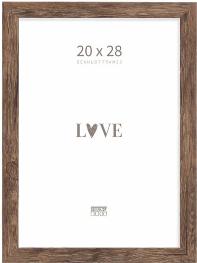 Deknudt Frames fotolijst S45RH3 - bruin - hout - 20x28 cm