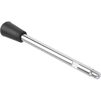 Draaiende Handgreep Stang Koolstofstaal Machine Handvat Steel voor Draaibank Boorpers M12 3 STUKS