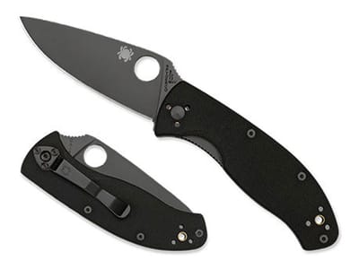 Spyderco zakmes Tenacious PE BK  glad lemmet - RVS