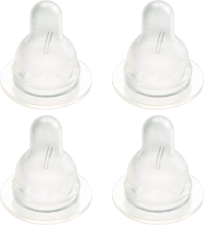 Difrax Flessenspeen Natural - Maat Small - 4 stuks