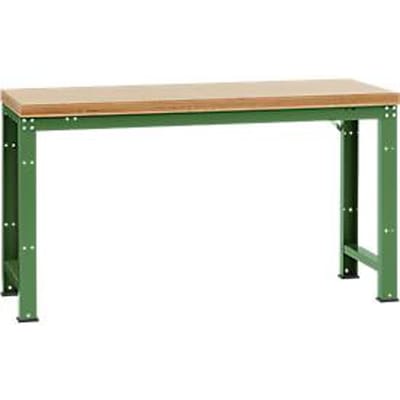 Manuflex werkbank Profi standaard, Tafelblad multiplex B 1750 x D 700, resedagroen
