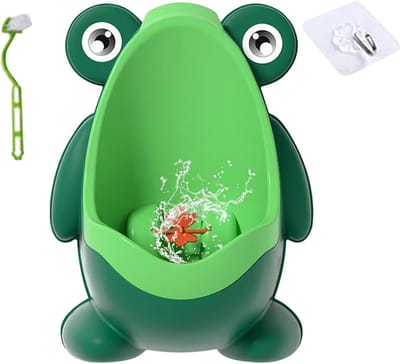 Kikkerplaspotje - Kinderplaspotje - Zindelijkheidstraining - Leuk kikkerdesign - 20 x 16 x 30 cm - Groen