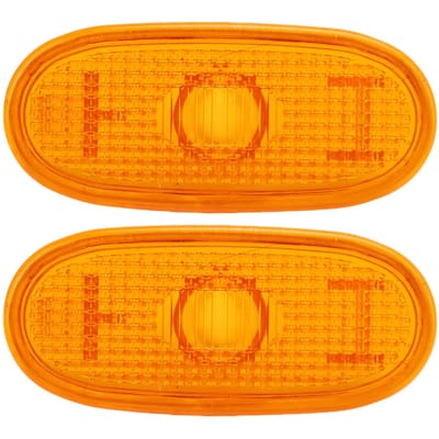 2 Pièces Lentille de Feu de Gabarit Latéral Ambre A0038202956 Couvercle de Lampe de Gabarit de Clignotant Latéral Remplacement pour Sprinter W906 2006 2018 orange