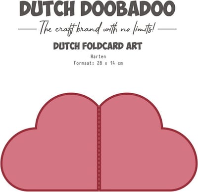 DDBD Fold Card-Art Hearts
