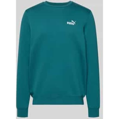 Regular fit sweatshirt met Gestikt logo