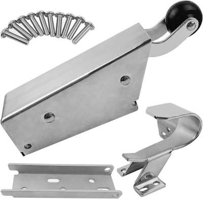 Automatische Deurdranger - Hydraulische Sluiting - Deuren Sluiten - Geruisloze Bedrijfing - 10x10x10 cm - Zilver