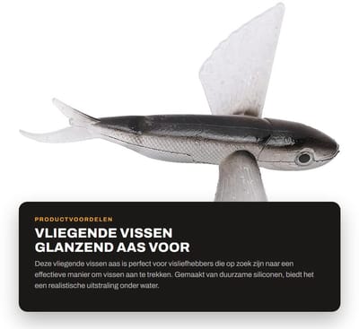 Dailygoods- Vissenlokker Glanzend - Kunstaas - Vis Aas - Vissersaccessoires - Draagbaar - Duurzaam Siliconen Ontwerp - Visaas