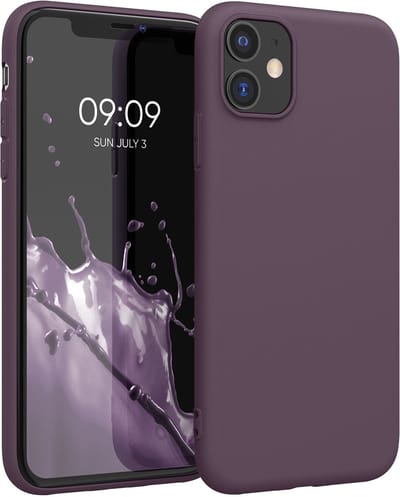kwmobile telefoonhoesje geschikt voor Apple iPhone 11 - Hoesje voor smartphone - Back cover in Bleke iris