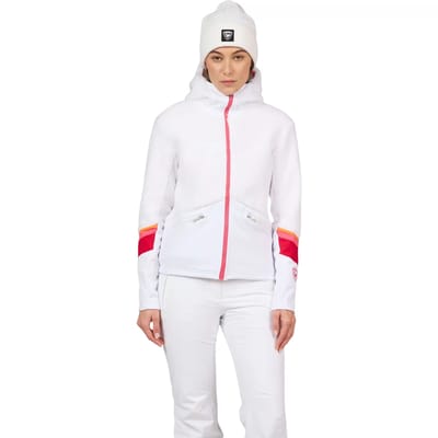 Vrouwelijke fleece skijas met volledige rits Rossignol Wispile