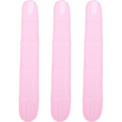 3 stuks Voorhoofdkussens voor Wimperextensions Japanse Stijl Wimperextension Hoofdband Wrap Zachte Make-up roze