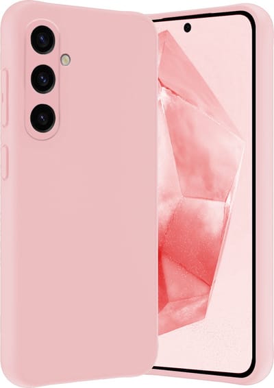 Hoesje - Geschikt voor Samsung Galaxy A35 - Sterk & Shockproof - Hoes Cover - Siliconen Case - Lichtroze
