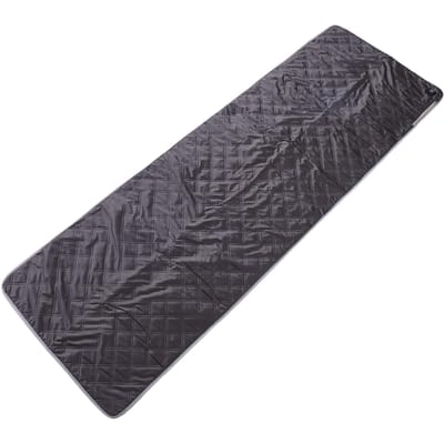 Matelas chauffant pour sac de couchage 3 niveaux de température 4 zones chauffantes Coussin chauffant USB pour camping et randonnée par temps froid Double interface gray