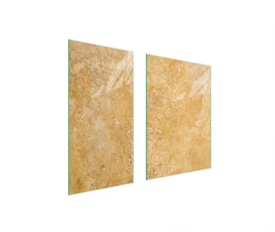 TMK ArtDeko Serie - Glazen Beschermplaat - 75x52 cm - Hardened Glass - Voor Inductie, Keramische of Gasfornuis
