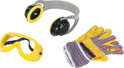 Klein Toys Bosch mini speelgoed kledingset- incl oorbescherming, handschoenen en werkbril