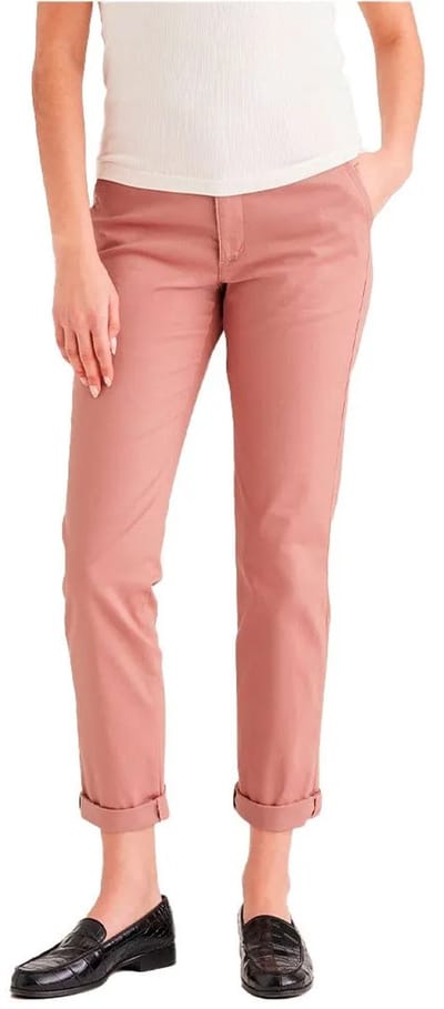 Dockers Weekend Slim Ankle Chino Broek Roze 28 / Long Vrouw