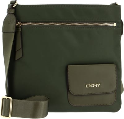 DKNY Schoudertas Livvy Crossbody Bag Military Green Olijfgroen