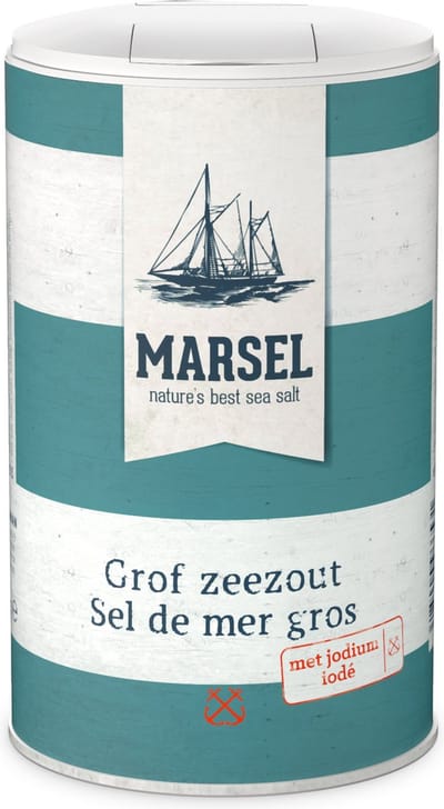 Marsel grof zeezout 500 gram - Keukenzout - Culinair zout - Eetzout