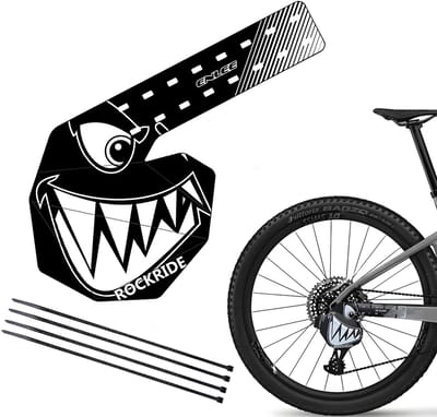 Dailygoods- Achterspatbord Schokbestendig - Achterspatbord Mountainbike - Lichtgewicht - Duurzaam - Eenvoudig te installeren - Met kabelbinders - Fender