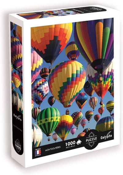 1000 Stukjes Puzzel Landschap met Heteluchtballonnen
