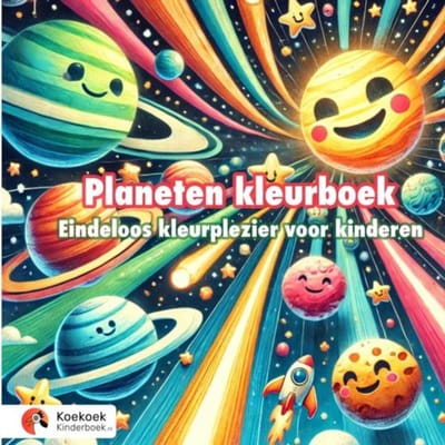 Planeten Kleurboek Voor Kinderen - Koekoek Kinderboek