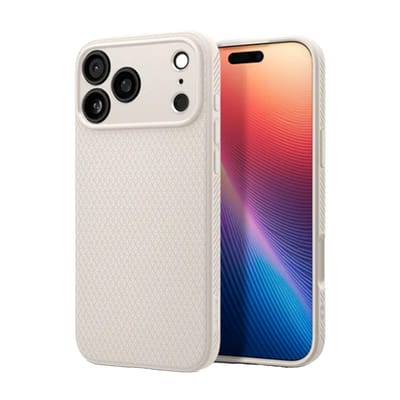 Spigen Liquid Air Hoesje Geschikt voor Apple iPhone 17 Pro Max - Back Cover Flexibel TPU Titanium
