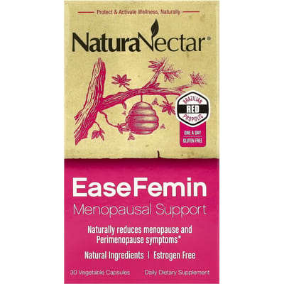 NaturaNectar, Izfemin, Soutien Ménopause, 30 Capsules Végétales