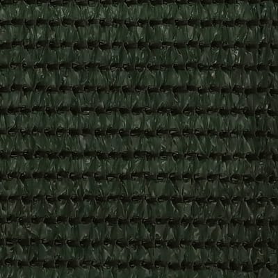 vidaXL - Balkonscherm - 75x500 - cm - HDPE - donkergroen