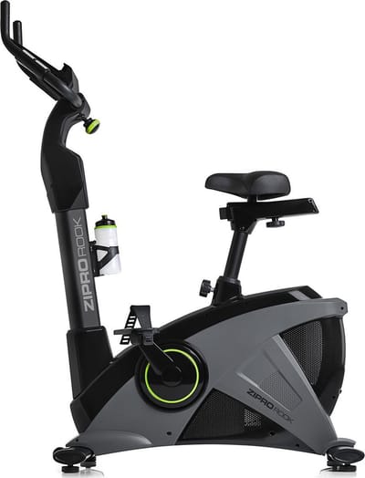 ZIPRO ROOK - Elektromagnetische Hometrainer - iConsole+ App - Vliegwiel 10kg - 150kg Belasting - Grijs/Groen